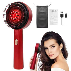 Electric Scalp Massager & Oil Applicator – 3 in 1 Smart Hair Care Brush 🌿✨