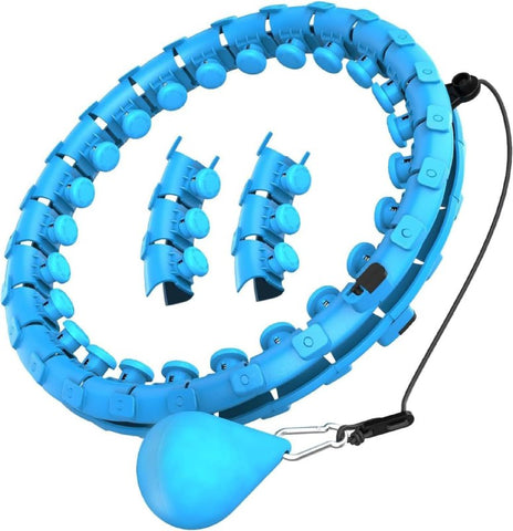 Smart Infinity Hula Hoop – Weighted 360° Auto-Spinning Fitness Ring 🔄💪