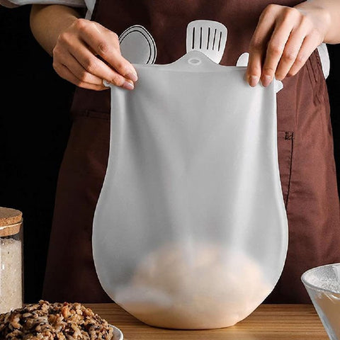 Silicone Atta Kneading Dough Maker Bag – Reusable Multipurpose Dough & Food Prep Tool 🍞✨