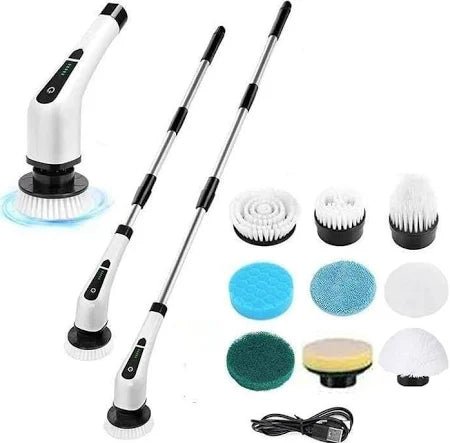 9-in-1 Cordless Electric Spin Scrubber – Multifunctional Power Cleaning Brush 🧼✨