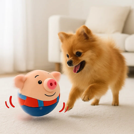 Dancing & Singing Piglet – Interactive Plush Toy for Dogs