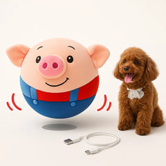 Dancing & Singing Piglet – Interactive Plush Toy for Dogs